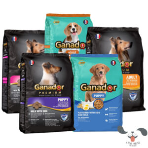 Thức ăn hỗn hợp cho chó GANADOR - 3kg với 5 vị thơm ngon